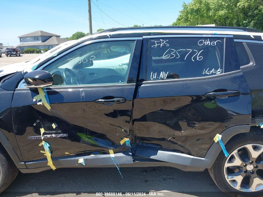 2017 Jeep New Compass Limited 4X4 VIN: 3C4NJDCB0HT635726 Lot: 39588146