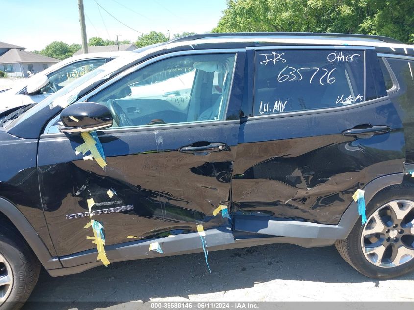 2017 Jeep New Compass Limited 4X4 VIN: 3C4NJDCB0HT635726 Lot: 39588146