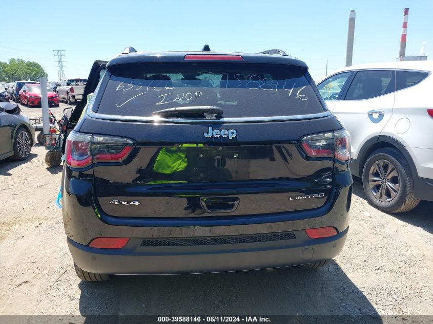 2017 Jeep New Compass Limited 4X4 VIN: 3C4NJDCB0HT635726 Lot: 39588146