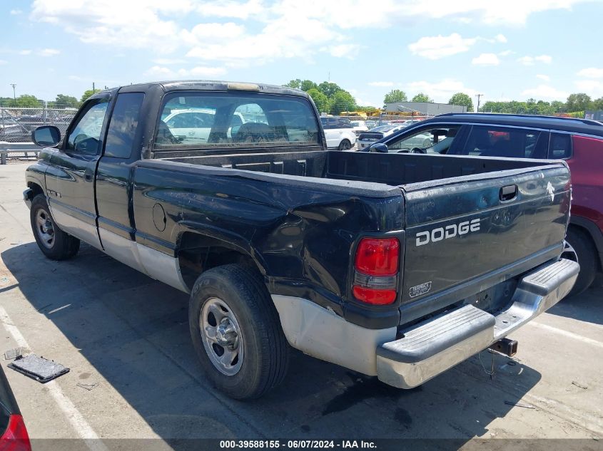 1999 Dodge Ram 1500 St VIN: 3B7HC12Y5XG147651 Lot: 39588155