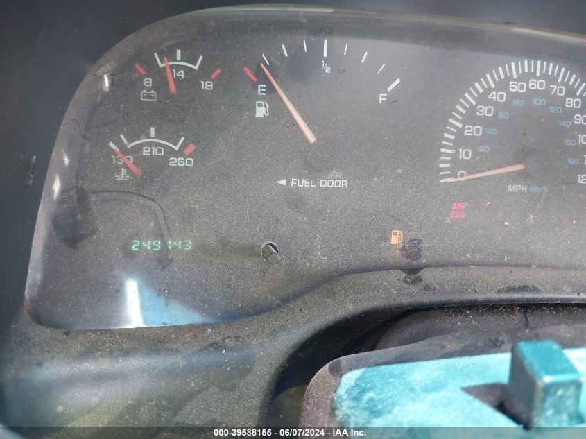 1999 Dodge Ram 1500 St VIN: 3B7HC12Y5XG147651 Lot: 39588155