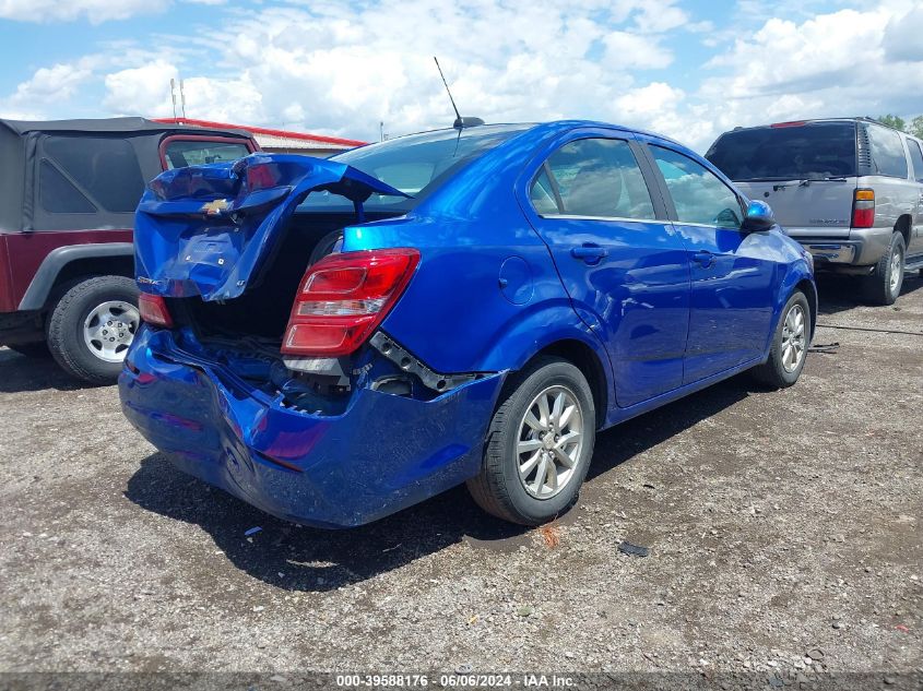 2017 Chevrolet Sonic Lt Auto VIN: 1G1JD5SH7H4126877 Lot: 39588176