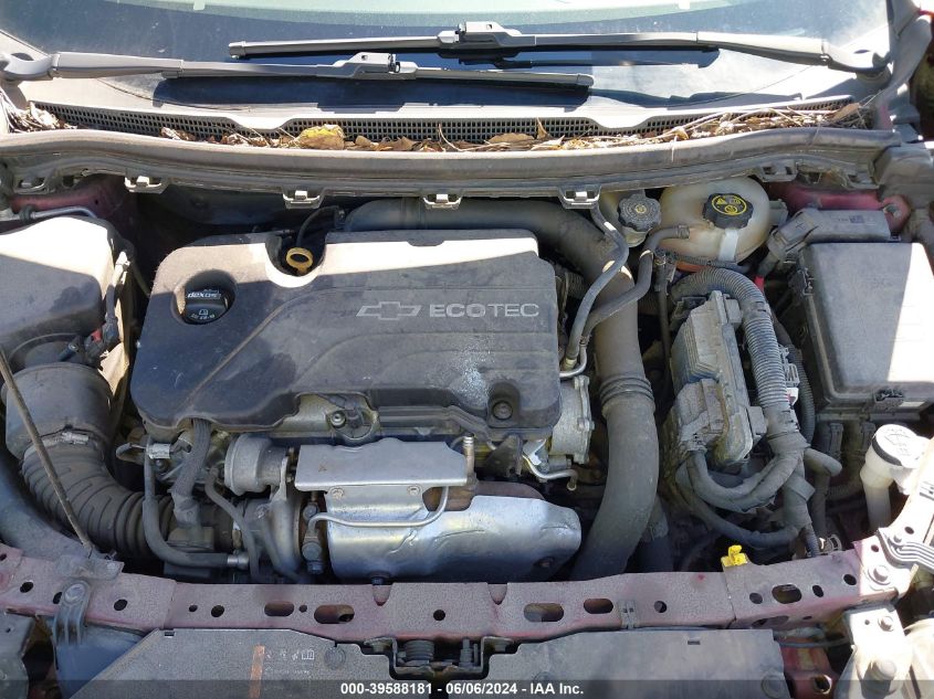 2016 Chevrolet Cruze Lt Auto VIN: 1G1BE5SM4G7252092 Lot: 39588181