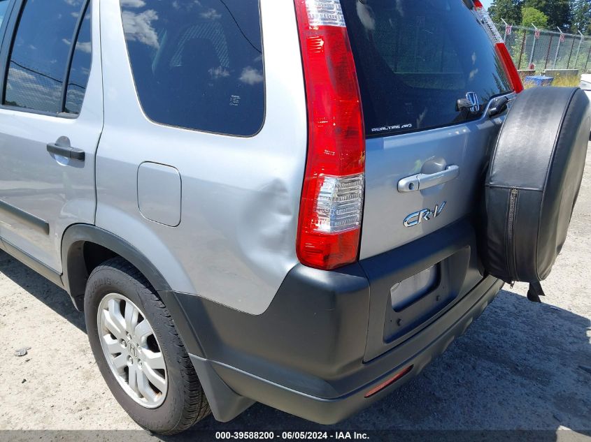 2005 Honda Cr-V Ex VIN: JHLRD78815C006963 Lot: 39588200