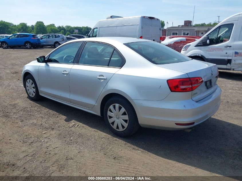 2015 Volkswagen Jetta 2.0L S VIN: 3VW2K7AJ1FM418069 Lot: 39588203