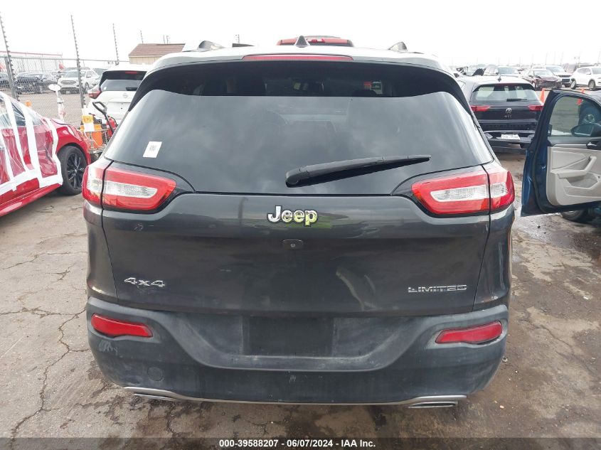 2016 Jeep Cherokee Limited VIN: 1C4PJMDS8GW118433 Lot: 39588207