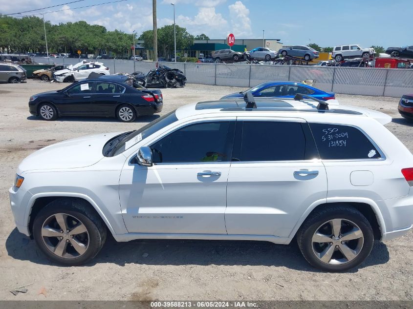 2016 Jeep Grand Cherokee Overland VIN: 1C4RJECG3GC339659 Lot: 39588213