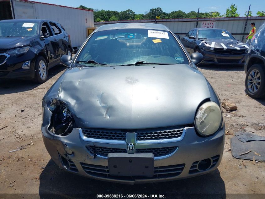 2005 Dodge Neon Sxt VIN: 1B3ES56C85D285871 Lot: 39588216