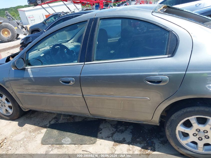 2005 Dodge Neon Sxt VIN: 1B3ES56C85D285871 Lot: 39588216