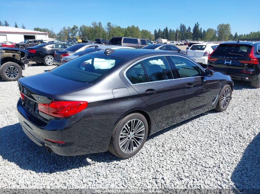 2019 BMW 530I xDrive VIN: WBAJA7C54KWW05556 Lot: 39588219