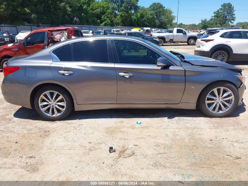 2014 Infiniti Q50 VIN: JN1BV7AP4EM689073 Lot: 39588221