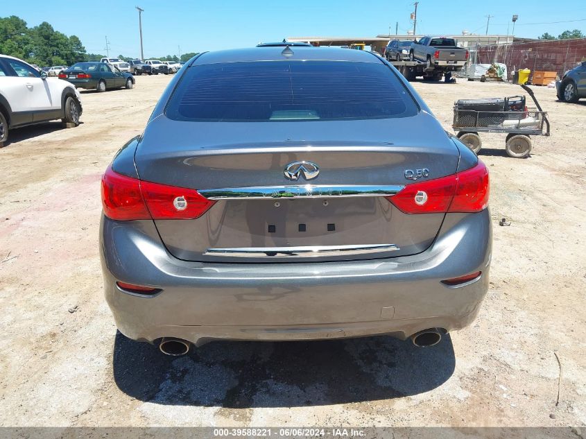 2014 Infiniti Q50 VIN: JN1BV7AP4EM689073 Lot: 39588221