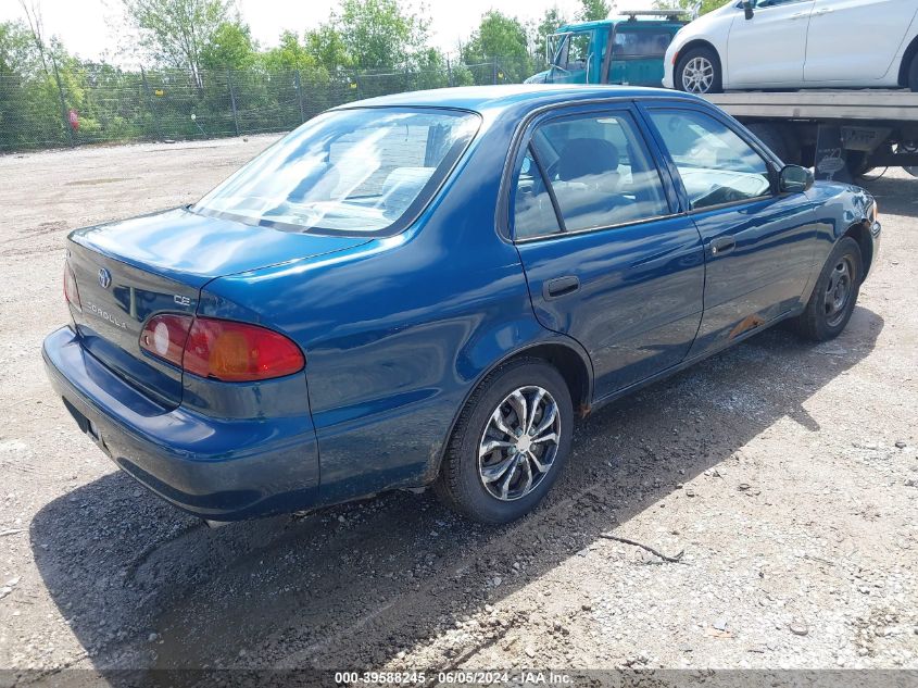 2001 Toyota Corolla Ce VIN: 1NXBR12E21Z559701 Lot: 39588245