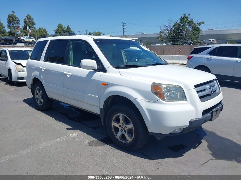 2006 Honda Pilot Ex VIN: 2HKYF18646H534484 Lot: 39588258