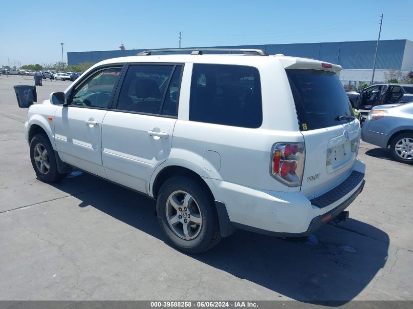 2006 Honda Pilot Ex VIN: 2HKYF18646H534484 Lot: 39588258