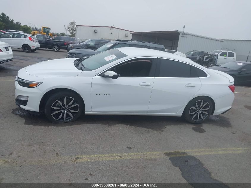 2021 Chevrolet Malibu Rs VIN: 1G1ZG5ST6MF054647 Lot: 39588261