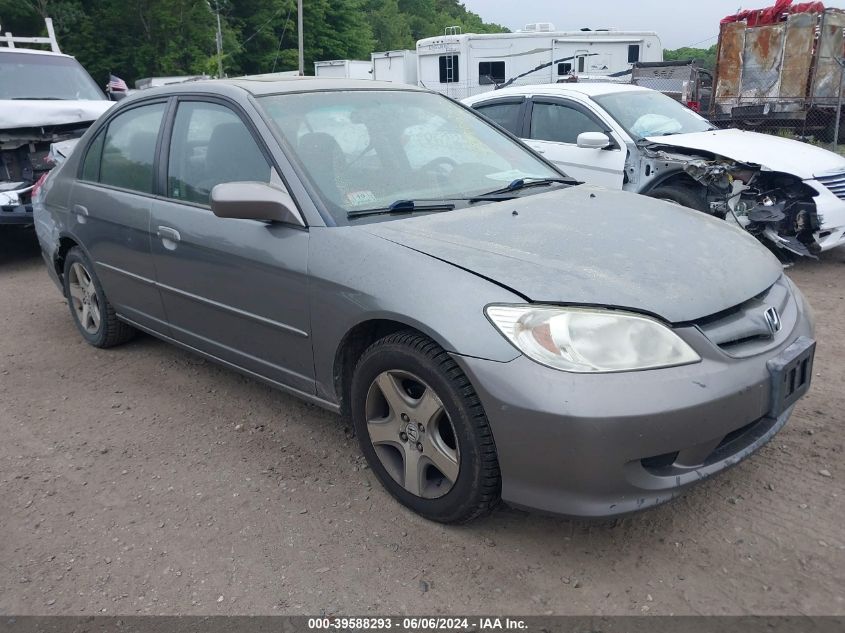 2004 Honda Civic Ex VIN: 2HGES26764H604722 Lot: 39588293