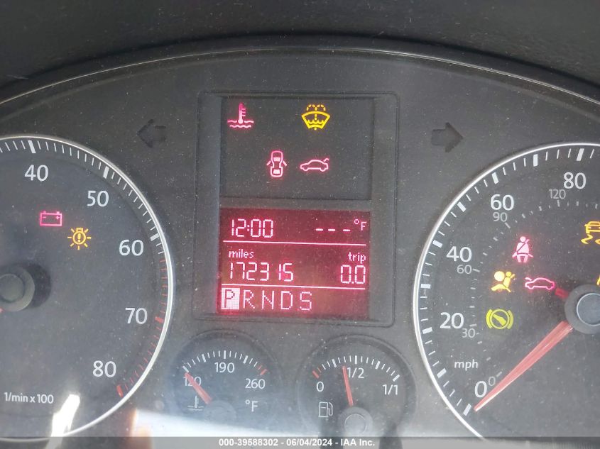 2008 Volkswagen Jetta Se/Sel VIN: 3VWRM71K98M070803 Lot: 39588302