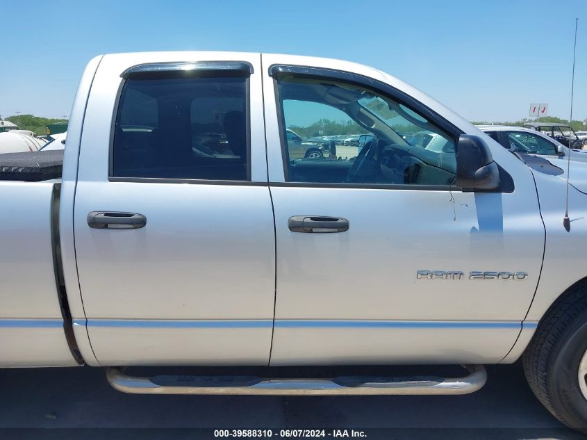 2005 Dodge Ram 2500 Slt/Laramie VIN: 3D7KR28C05G790000 Lot: 39588310