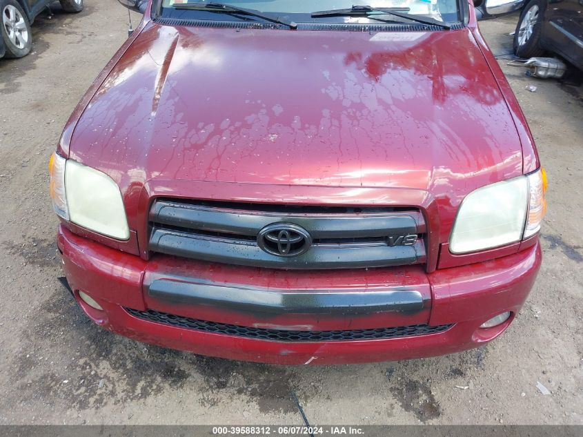 2004 Toyota Tundra Sr5 V8 VIN: 5TBDT44104S461486 Lot: 39588312