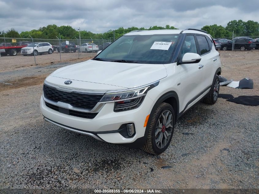 2021 Kia Seltos Sx Turbo VIN: KNDETCA25M7141741 Lot: 39588355