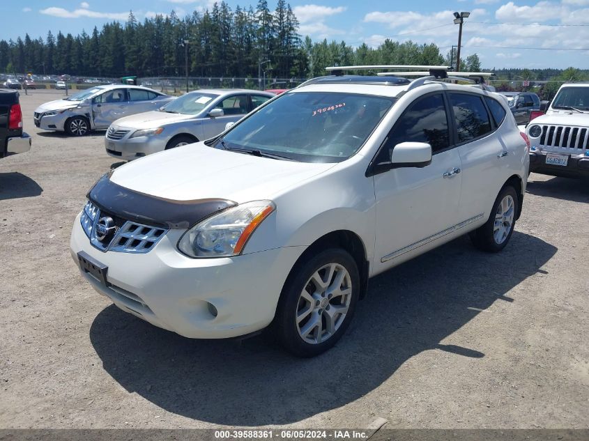 2012 Nissan Rogue Sv W/Sl Pkg VIN: JN8AS5MVXCW379001 Lot: 39588361