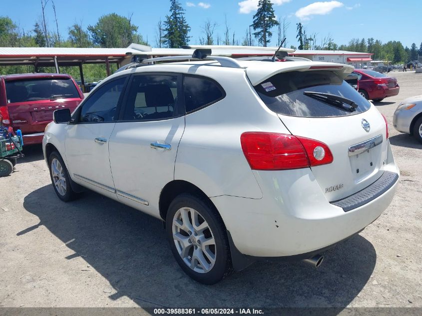 2012 Nissan Rogue Sv W/Sl Pkg VIN: JN8AS5MVXCW379001 Lot: 39588361