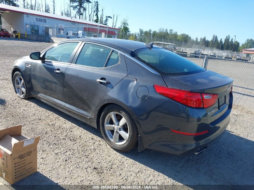 2015 Kia Optima Lx VIN: KNAGM4A74F5631915 Lot: 39588390