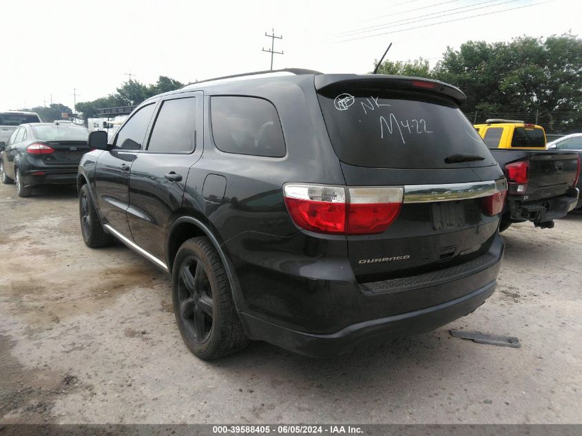 2013 Dodge Durango Sxt VIN: 1C4RDHAG1DC696667 Lot: 39588405