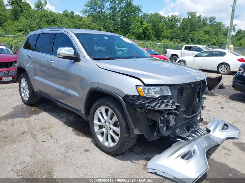 2017 Jeep Grand Cherokee Limited 4X2 VIN: 1C4RJEBG4HC804694 Lot: 39588419