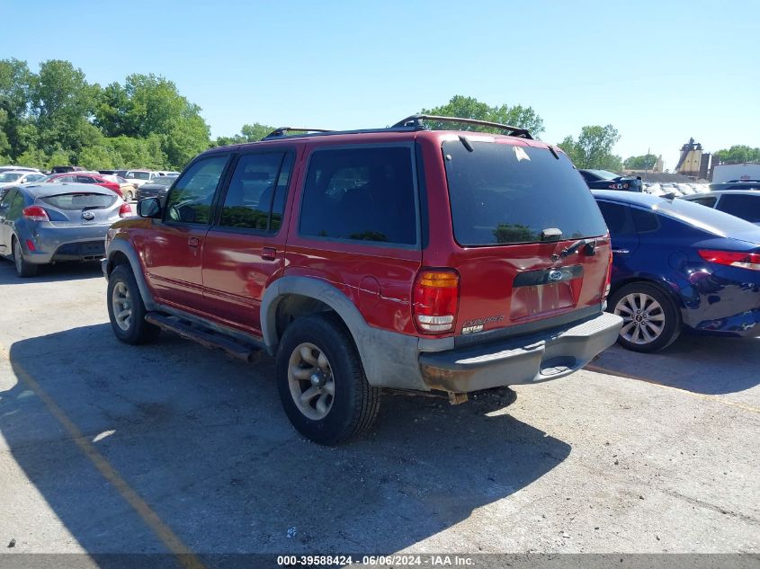 2000 Ford Explorer Xls VIN: 1FMZU72XXYZB93954 Lot: 39588424