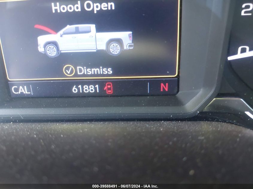 2019 GMC Sierra 1500 Slt VIN: 3GTP8DED0KG215581 Lot: 39588491