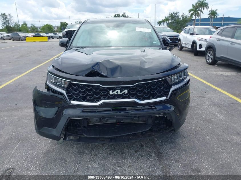 2023 Kia Sorento Lx VIN: 5XYRG4LC2PG176472 Lot: 39588498