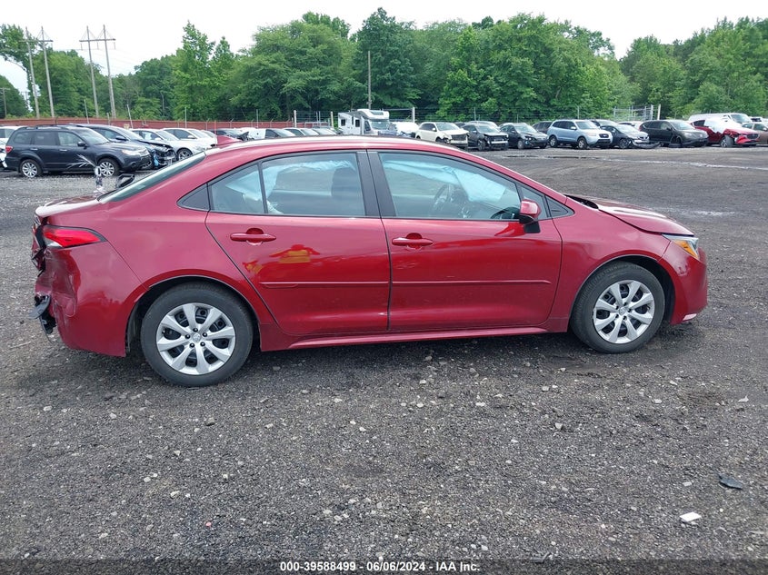 VIN 5YFEPMAE4NP290548 2022 TOYOTA COROLLA LE