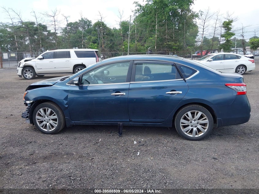 2015 Nissan Sentra Sl VIN: 3N1AB7AP3FY319011 Lot: 39588509