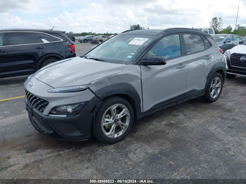 2023 Hyundai Kona Sel VIN: KM8K62AB0PU985711 Lot: 39588523