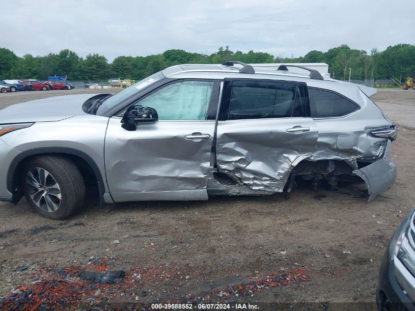 2020 Toyota Highlander Hybrid Xle VIN: 5TDHBRCH8LS500606 Lot: 39588552