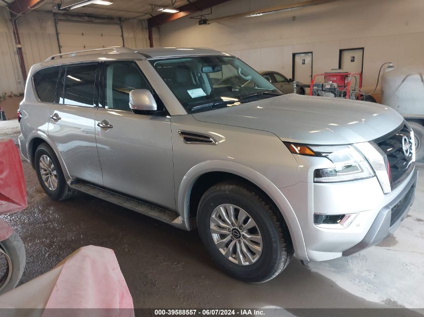 2024 Nissan Armada Sv 4Wd VIN: JN8AY2AD3R9709562 Lot: 39588557