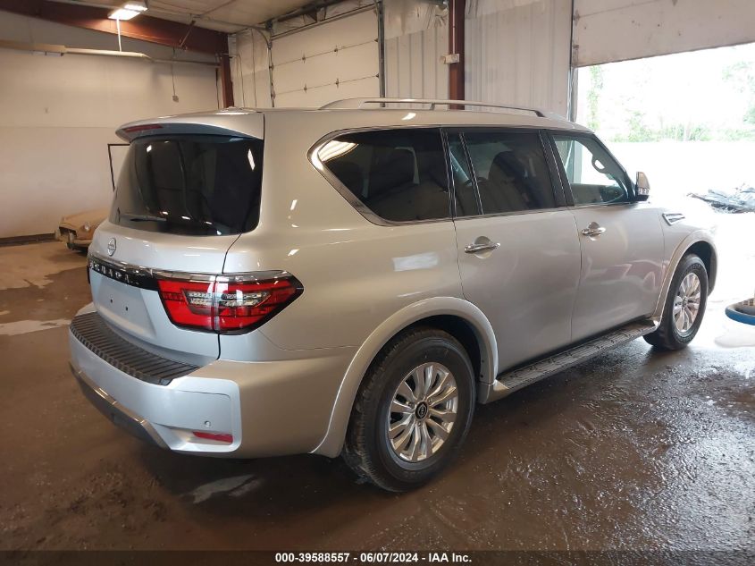 2024 Nissan Armada Sv 4Wd VIN: JN8AY2AD3R9709562 Lot: 39588557