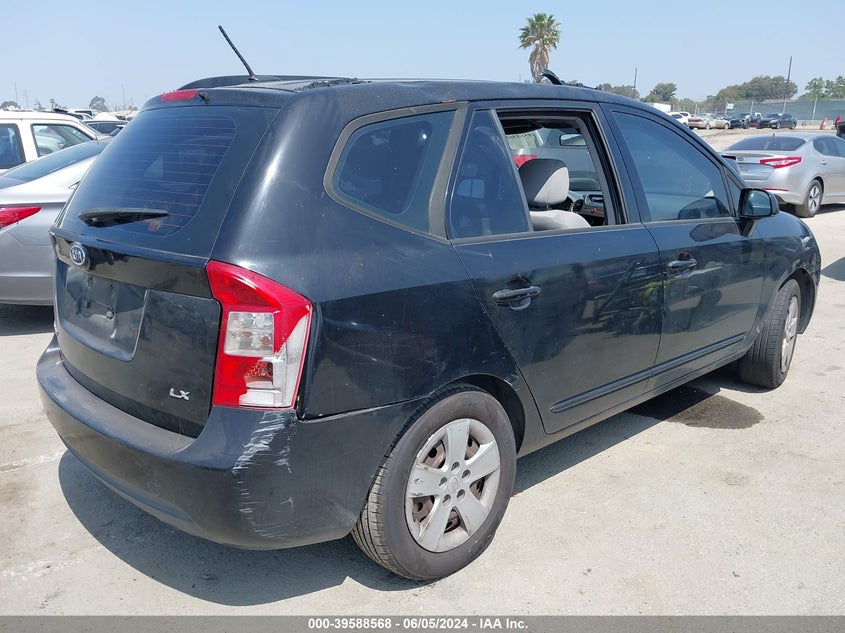 2009 Kia Rondo Lx VIN: KNAFG528497247741 Lot: 39588568