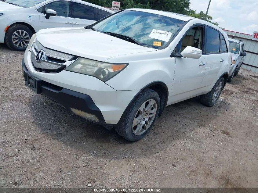 2009 Acura Mdx Technology Package VIN: 2HNYD28649H510141 Lot: 39588576