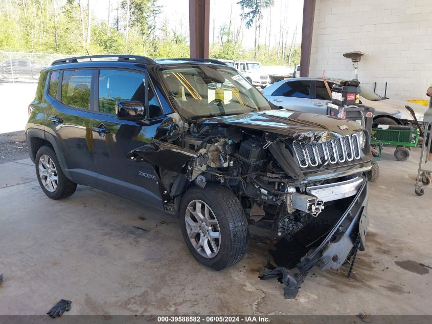 2016 Jeep Renegade Latitude VIN: ZACCJBBT8GPD51823 Lot: 39588582