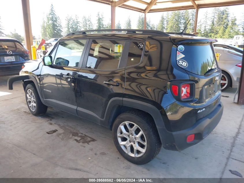 2016 Jeep Renegade Latitude VIN: ZACCJBBT8GPD51823 Lot: 39588582