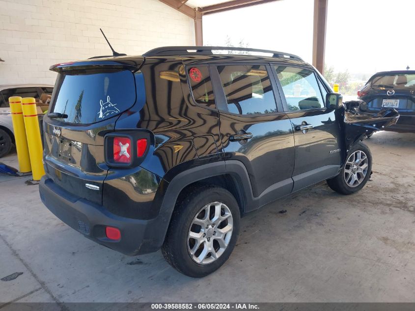 2016 Jeep Renegade Latitude VIN: ZACCJBBT8GPD51823 Lot: 39588582