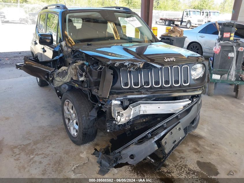 2016 Jeep Renegade Latitude VIN: ZACCJBBT8GPD51823 Lot: 39588582