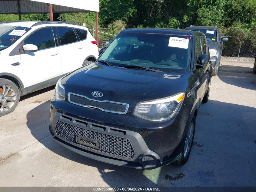 2014 Kia Soul VIN: KNDJN2A25E7727909 Lot: 39588590