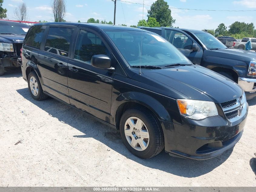 2012 Dodge Grand Caravan Se/Avp VIN: 2C4RDGBG3CR122814 Lot: 39588593