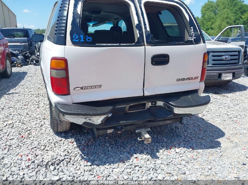 2003 Chevrolet Tahoe Ls VIN: 1GNEC13V43J212156 Lot: 39588597