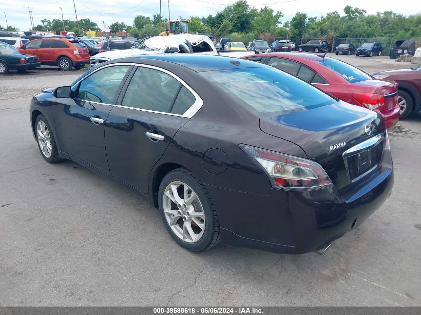 2012 Nissan Maxima 3.5 Sv VIN: 1N4AA5AP3CC830507 Lot: 39588618