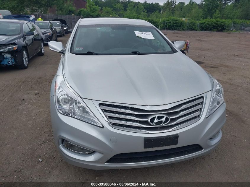 2012 Hyundai Azera Gls/Limited VIN: KMHFG4JG4CA1502 Lot: 39588646